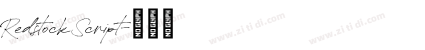Redstock Script字体转换